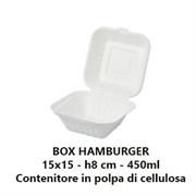 BOX HAMBURGER 450 ML IN POLPA DI CELLULOSA 50 PZ BYO BRENTA 530001