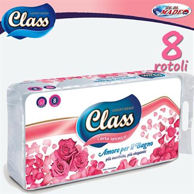 CARTA IGIENICA 8 RT 3 VELI VIT CLASS     IC452A