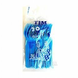 FORCHETTE TIM 20 PZ CELESTE     STE