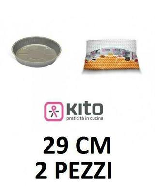 CONTENIT. ALLUM. TORTA DIAM. 29CM GRANDE 2PZ KITO  C10G