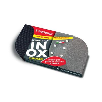 SPUGNA ABRASIVA 2 PZ SFERATTIVA INOX    EUDOREX   555