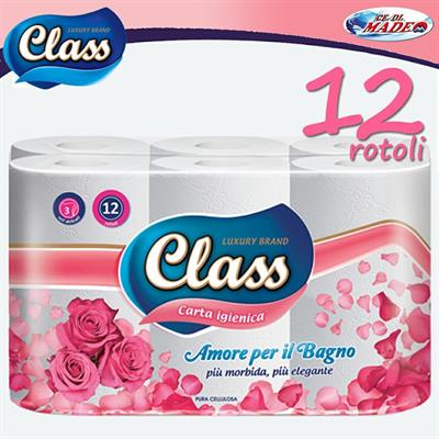 CARTA IGIENICA 12 RT 3 VELI CLASS       IC467 IC469