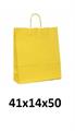 BORSA DI CARTA MAN/CORD. 41X14X50 SELCIATO GIALLO