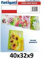 BORSA DI CARTA 40X32X9 COLORI E FANTASIE ASSORTITE FATIGATI 23448