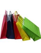 BORSA DI CARTA 32X12X41 SMART LINE KRAFT CF.25 SCOZZESE W/VERDE STAR 158