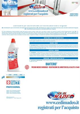 DISINFETTANTE AMBIENTE SANITEC 1000ML BAKTERIO PROFES. HCCP 1540N-S