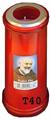 LUMINI VOTIVO T40 ECONOMICO ROSSO CERERIA AP. (20)