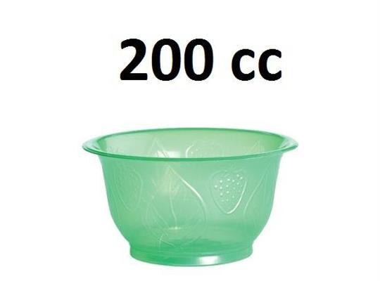 COPP.GEL.KRISTAL CUP LIGHT 200 VERDE CONF.100 PZ