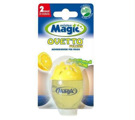 OVETTO ASSORBI ODORI FRIGO MISTER MAGIC LIMONE PULCINO 119030