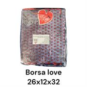 BORSA DI CARTA 26X12X32 CF.10 PZ TI LOVE  STAR 17367