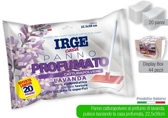 PANNO CATTURAPOLVERE SCG 20 PZ LAVANDA IRGE  PAN3366A