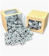 COCCARDE METALL.MM.13 IN Scat/Expo 88PZ ARGENTO 6003 STAR 21046