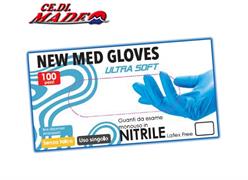 GUANTI NITRILE 100pz BLU 3,5g NEW MED S/POL (XL)