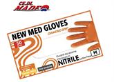 GUANTI NITRILE 50pz ARANCIO DIAMOND GRIP NEW MED S/POL (XL)
