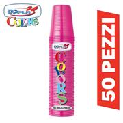 BICCHIERI 200CC FUCSIA  CONF. 50PZ DOPLA  02640