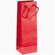 SHOPPERS CARTA BOTTIGLIA LINEA LUSSO 10+9X39 ROSSO