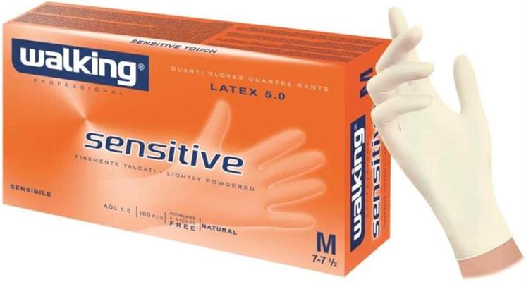 GUANTI LATTICE 10PZ SENSITIVE MIS.(M) WALKING BRENTA