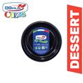 PIATTO DESSERT & FRUTTA 170 25PZ NERO DOPLA 11757