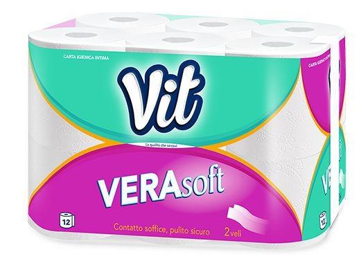 CARTA IGIENICA 12rt VIT VERA SOFT IC163