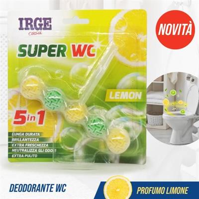 DEODORANTE WC IRGE MULTIBLOCK 5in1 LEMON DEO6175A