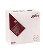 TOVAGLIOLI 33X33 2V 50 PZ BIANCO INFIBRA I-0101N