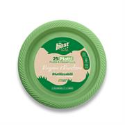 PIATTI FRUTTA THE BEST RIUTILIZZABILI 25pz VERDI 118