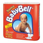PANNOLINI MUT. BABY BELL 16pz 7-18kg MAXI