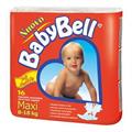 PANNOLINI MUT. BABY BELL 16pz 7-18kg MAXI