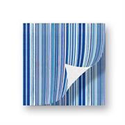 TOVAGLIOLI 38X38 2veli 40pz BLU RIGHE INFIBRA I-0952