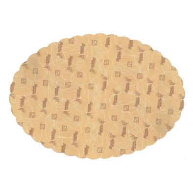 CARTA SOTTOFRITTI PAGLIA OVALE 19X31 250pz INFIBRA  I-1520