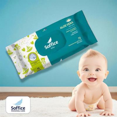 SALVIETTINE UM. BABY SOFFICE 72pz ALOE VERA 2537