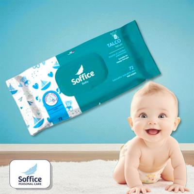 SALVIETTINE UM. BABY SOFFICE 72pz TALCO VE172