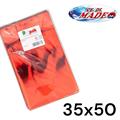 BUSTE METALLIZZATE cm35X50 TINTA UNITA ROSSO LUCIDE ITALPAK