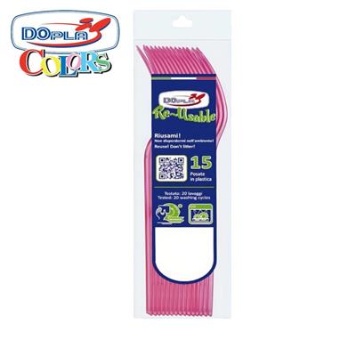 FORCHETTE COMPACT 15pz FUCSIA TR.REUSE DOPLA 03961