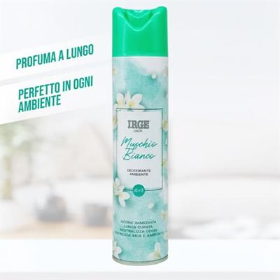 DEO SPRAY AMBIENTE IRGE 300ml MUSCHIO BIANCO