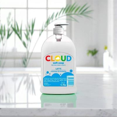 SAPONE LIQUIDO MANI CLOUD 1lt LATTE 90272
