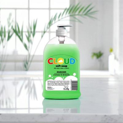 SAPONE LIQUIDO MANI CLOUD 1lt MUSCHIO BIANCO 90274