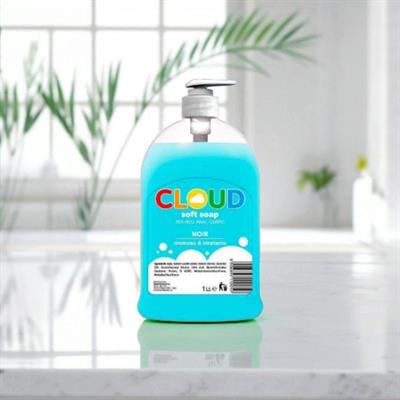 SAPONE LIQUIDO MANI CLOUD 1lt NOIR 90275