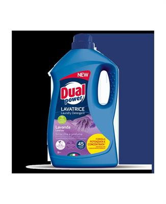 DET. LAVATRICE LIQUIDO DUAL POWER 45lav 1,8lt LAVANDA BL9294