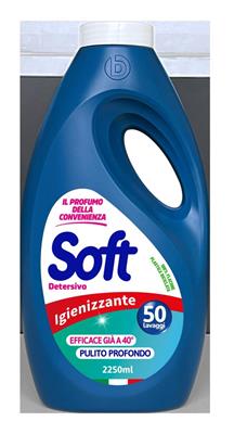 DET. LAVATRICE SOFT LIQUIGEL 2,25lt 50lav IGENIZZANTE