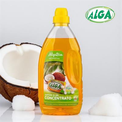 SAPONE GEL CONC.X BUCATO A MANO E LAVATR. OLIO DI COCCO 1000ml ALGA