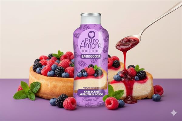 BAGNADOCCIA PURO AMORE CHEESECAKE AI F.DI BOSCO 650ml DOLCI E COCCOLE