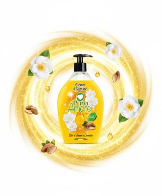SAPONE LIQUIDO PURO AMORE ARGAN & CAMELIA 750ml