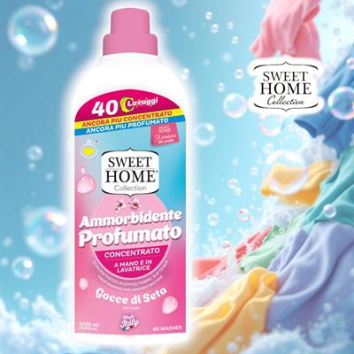 AMMORBIDENTE CONCENTRATO 1000ml 40lav SWEET HOME GOCCE DI SETA