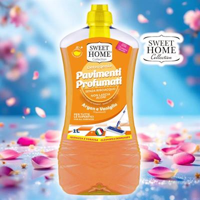 DET. PAVIMENTI PROFUMATI 1000ml SWEET HOME ARGAN & VANIGLIA