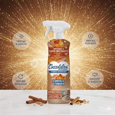 PROFUMO X AMBIE.& DETERG.UNIV. COCCOLATEVI 750ml SANDALO AMBRA