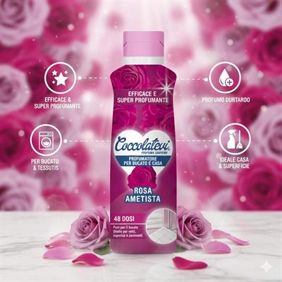 PROFUMO X BUCATO E CASA COCCOLATEVI 300ml ROSA AMETISTA MORONI