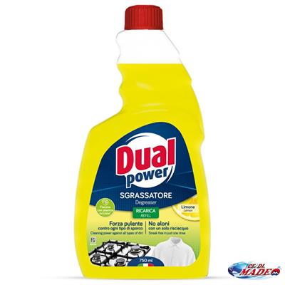 DET. SGRASS. ULTRA RICARICA PROF. DUAL POWER 750 ML LIMONE  DS9102RV-S