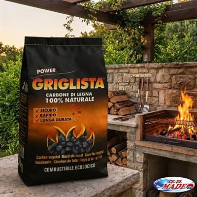 CARBONE IL GRILLISTA IN BUSTA KG.2,0