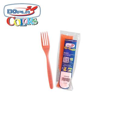 FORCHETTE COMPACT 15pz ARANCIO TR.REUSE DOPLA 03945